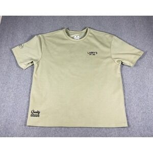 Lark And‎ Owl Shirt Standard Premium Hardware Tee Crew L Sage Green